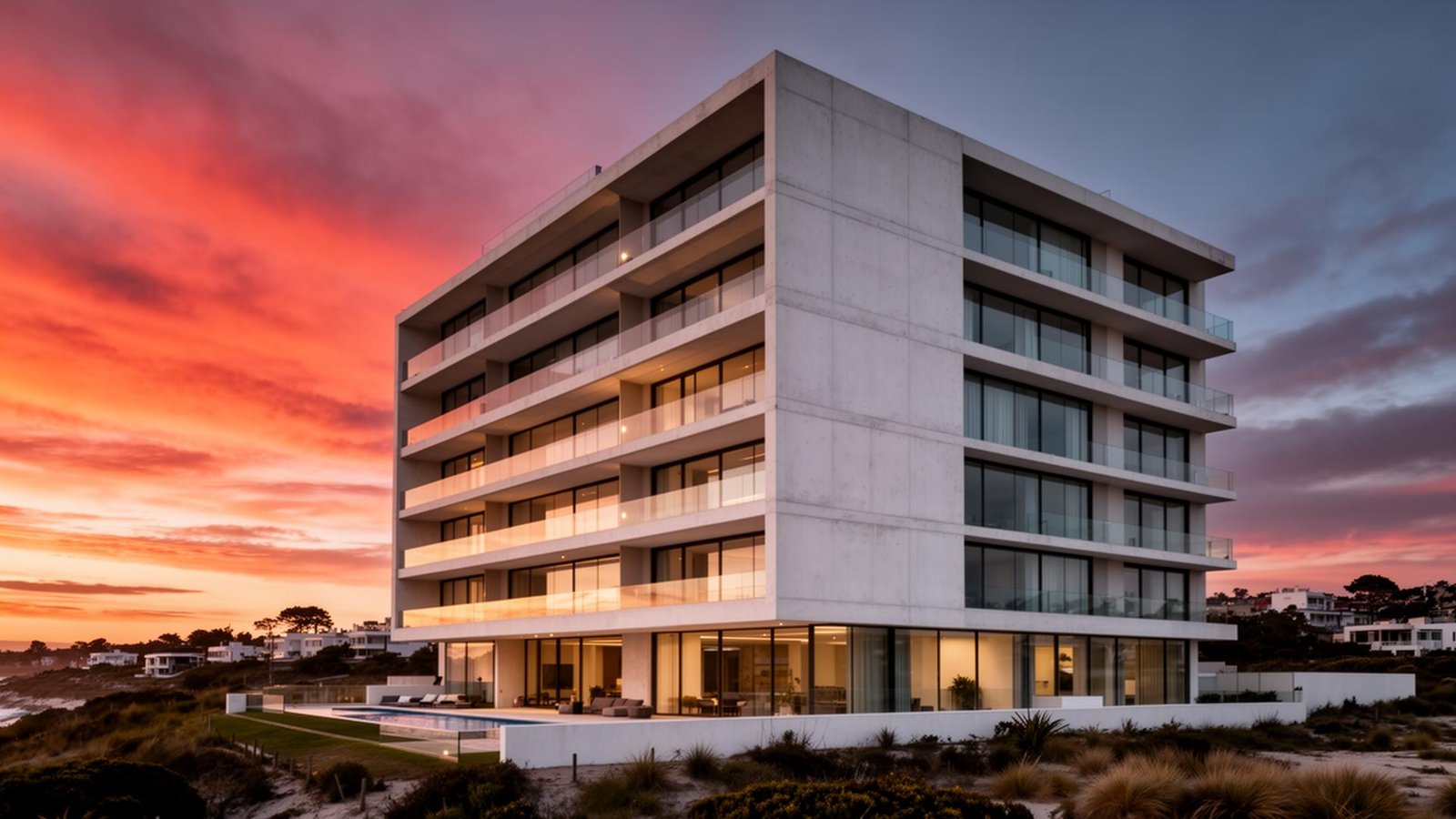 Construcción moderna en Punta del Este